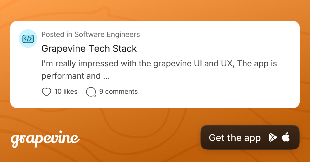 Grapevine Tech Grapevine Tech Stack - Grapevine